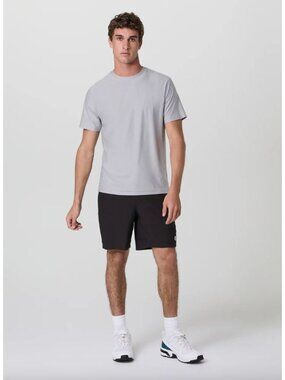 Vuori Strato Tech Tee Men's Size XXL Platinum Heather Grey T-Shirt NWT